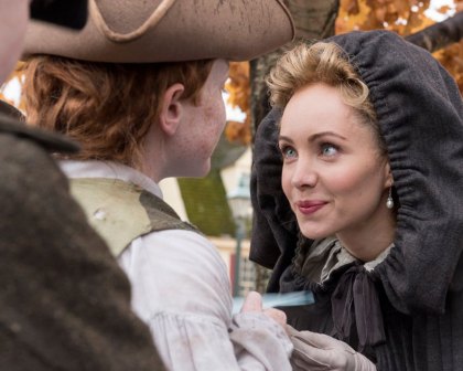 Ksenia Solo portrays Peggy Shippen in Turn.